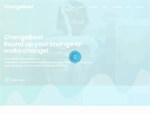 Tablet Screenshot of changebowl.com